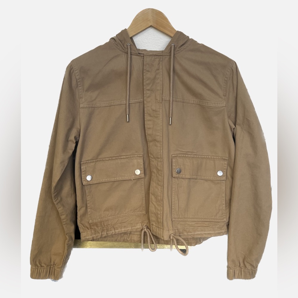 H&M Small Brown Khaki Cargo Jacket